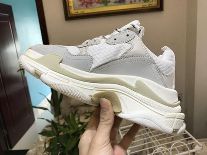SNBAL  Triple S White Beige Sneakers