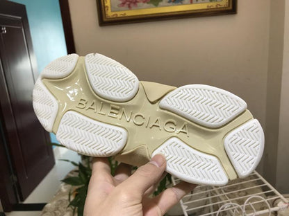 SNBAL  Triple S White Beige Sneakers