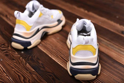 SNBAL  Triple S Yellow Sneakers