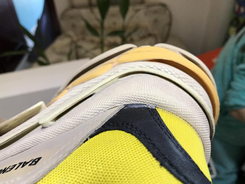 SNBAL  Triple S Green Yellow Sneakers