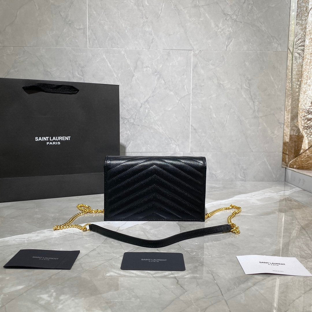 Y L Bag Black 19 cm
