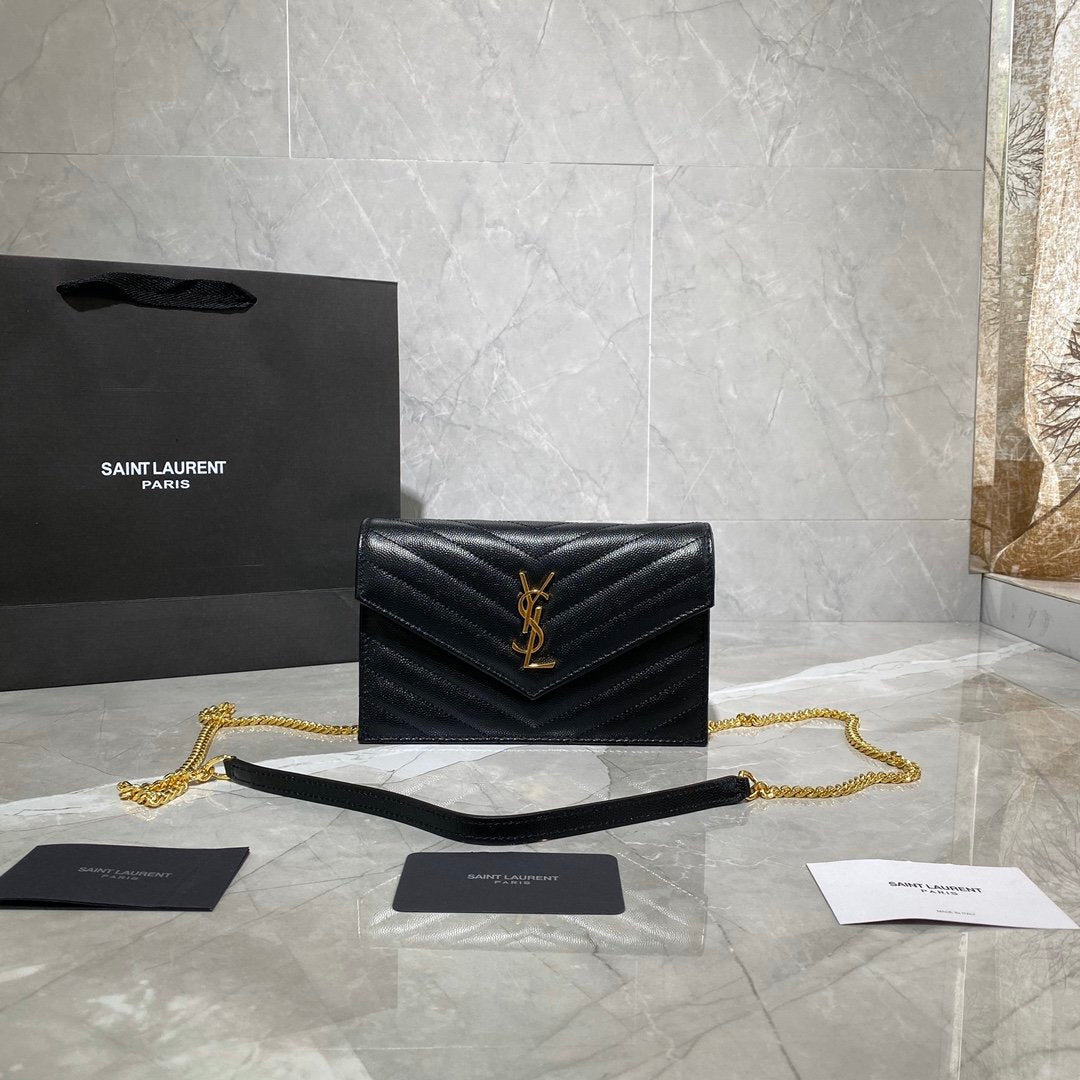 Y L Bag Black 19 cm