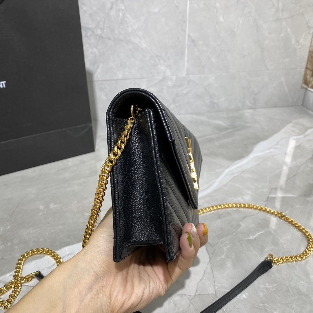 Y L Bag Black 19 cm