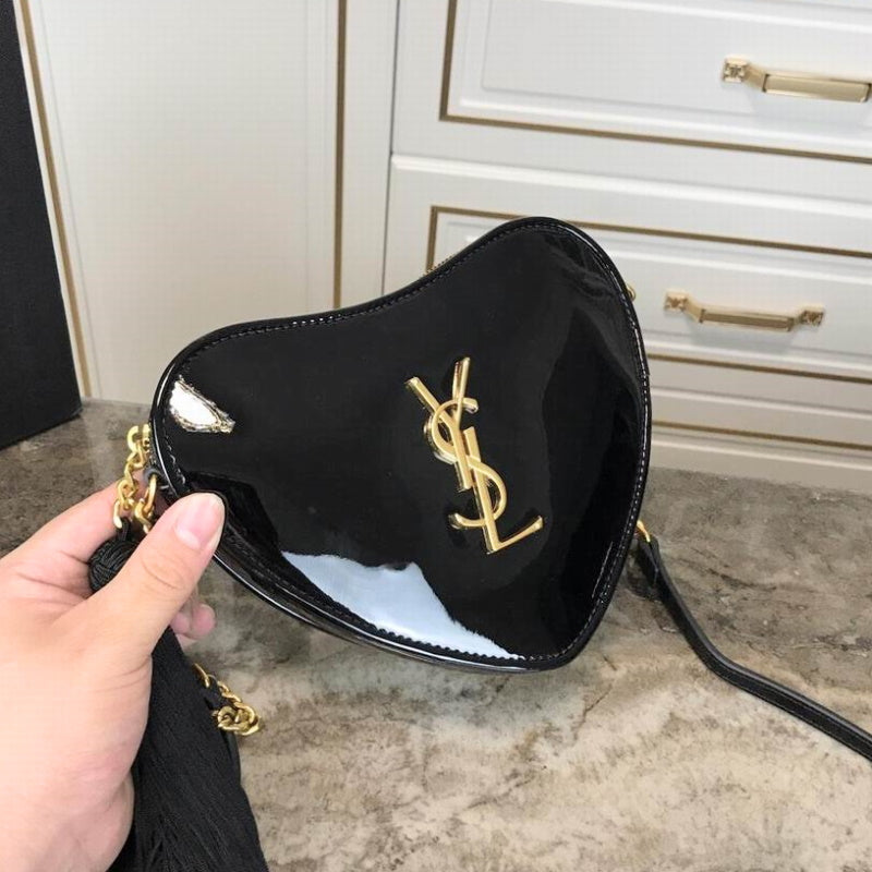 Y L Bag Purse Black Heart