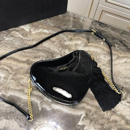 Y L Bag Purse Black Heart