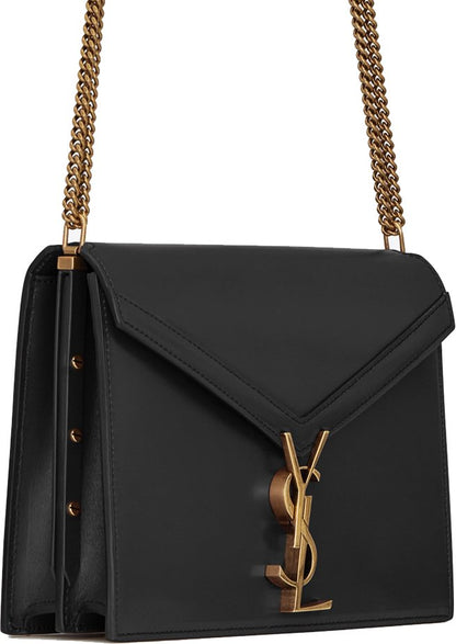 Y L Bag Handbag Chain  Black 22 cm