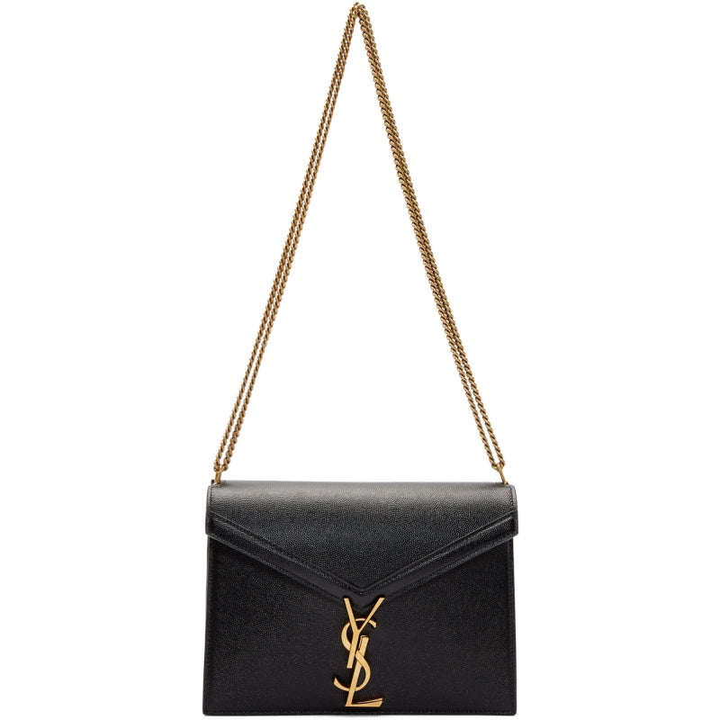 Y L Bag Handbag Chain  Black 22 cm