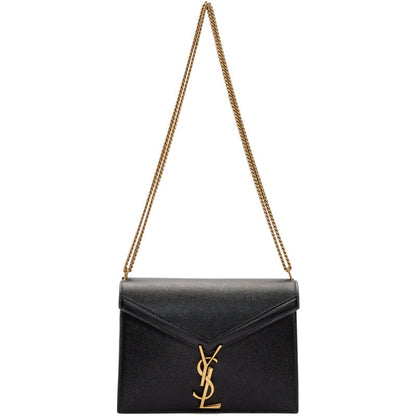 Y L Bag Handbag Chain  Black 22 cm