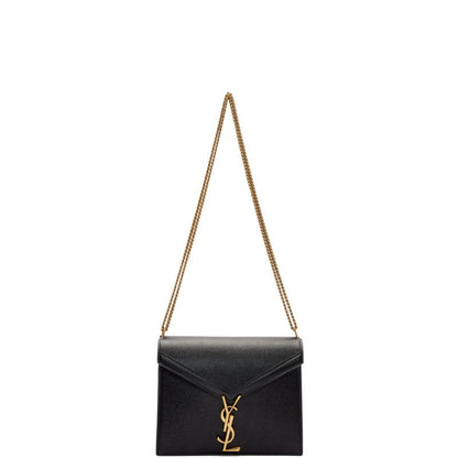Y L Bag Handbag Chain  Black 22 cm