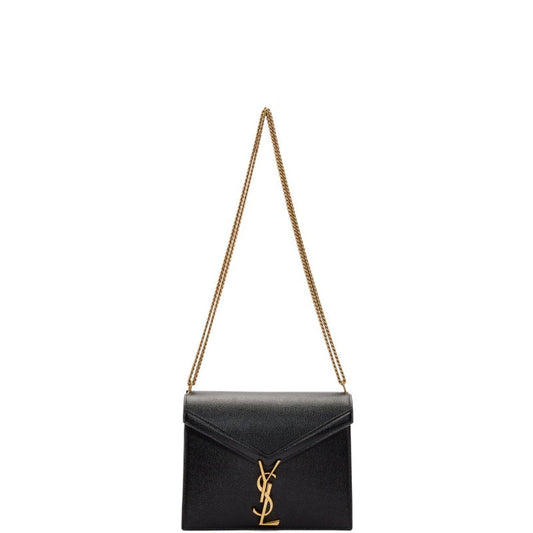 Y L Bag Handbag Chain  Black 22 cm