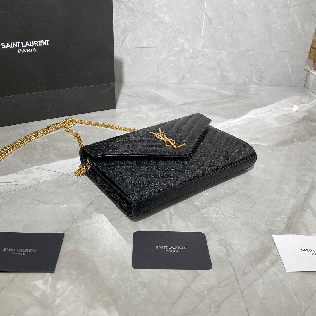 Y L  Bag Black 22 cm