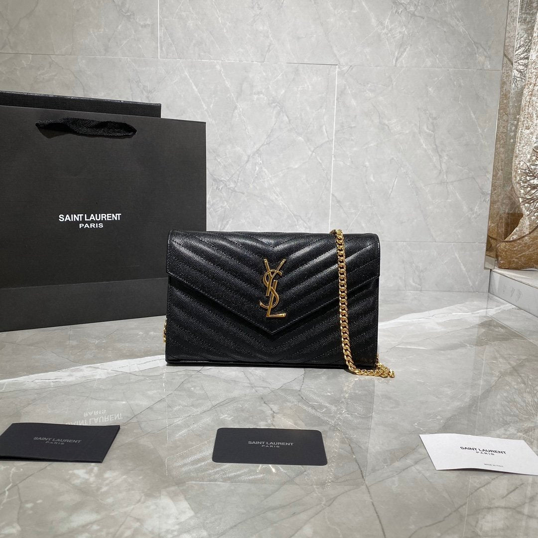Y L  Bag Black 22 cm