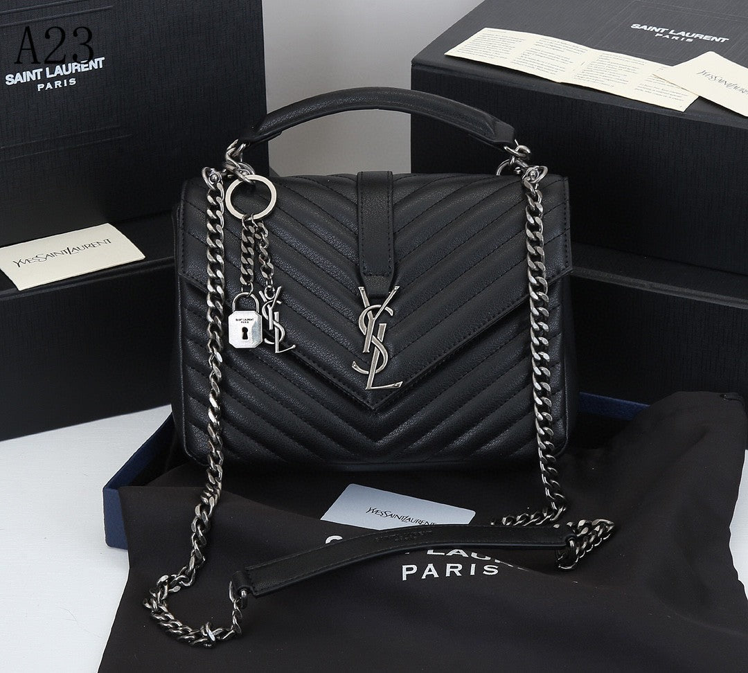 Y L  Bag  24 Cm Black
