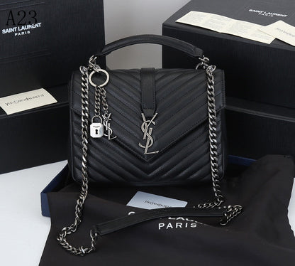 Y L  Bag  24 Cm Black