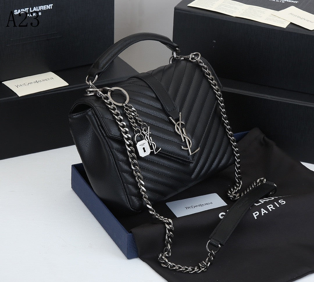 Y L  Bag  24 Cm Black