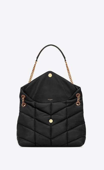 Y L  Bag  Black Gold