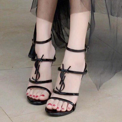 Y L Shoes Heels Black Black